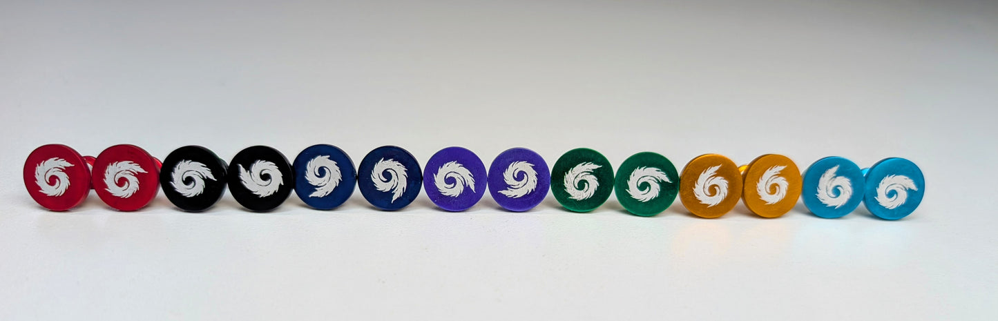 Prototype Aluminum Mask plugs
