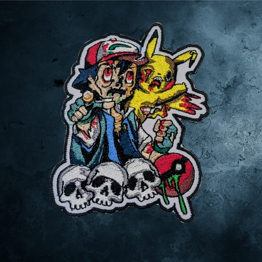 Ash & Pikachew Velcro Patch