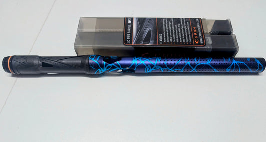 Purple/blue Splash full Crbn nano barrel